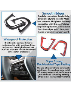 Marco de Botón de Volante Sekhyna para BMW Serie 5 G30 2018-2019 2