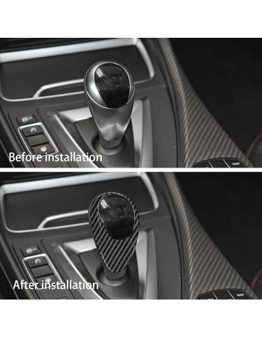 Cubierta Pomo de Cambio Fibra de Carbono BLAKAYA para BMW
