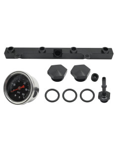 Kit de riel de combustible con medidor de aceite Saihisday para Honda Civic SI y Acura RSX