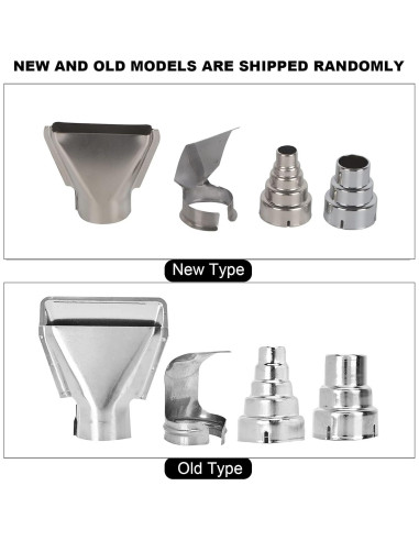 Kit de Boquillas para Pistola de Aire Caliente Watris Veiyi 4 Piezas