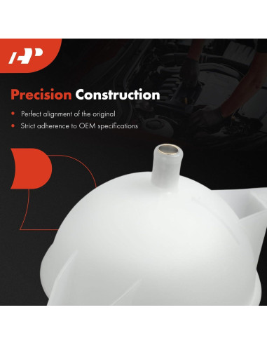 Tanque de Recuperación de Refrigerante A-Premium con Tapa para Ford Transit 2015-2019