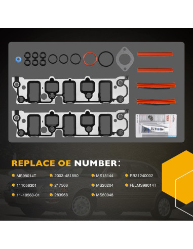Juego de Juntas Colector de Admisión 3.8L Gledewen Compatible