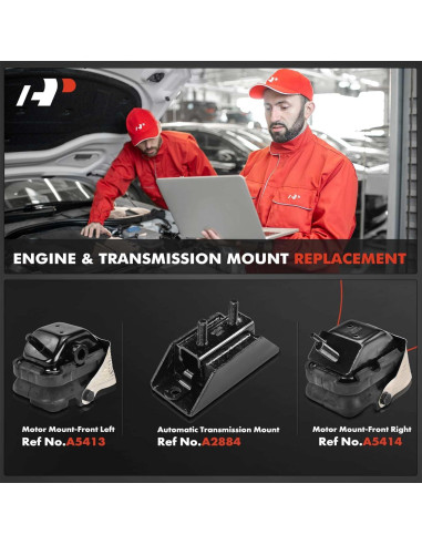 Kit de Montaje Motor y Transmisión A-Premium para Ford F-150 2004