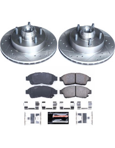 Kit de Freno Delantero Power Stop K5083 Z23 con Discos y Pastillas 2