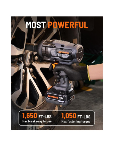 Llave de impacto DOVAMAN TITANCE X9 3/4'' 2237,5 Nm 20V