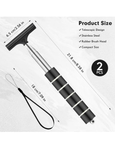 Limpiaparabrisas Retráctil Lorzot para Espejos Laterales 99 cm 2