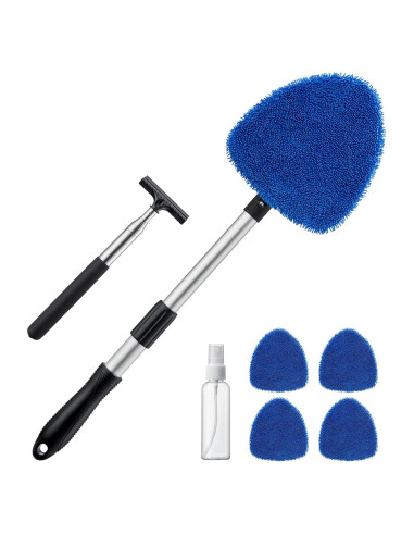 Limpiaparabrisas Extensible AstroAI 99 cm con Paños Microfibra