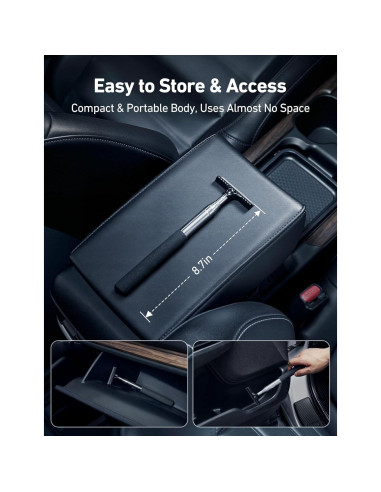 Limpiaparabrisas Extensible AstroAI 99 cm con Paños Microfibra