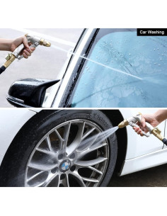 Boquilla de Manguera de Jardín ESOW de Metal 4 Patrones 2