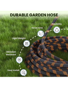 Manguera de Jardín Giraffe Tools 7.62 m 1/2" Flexible 600 psi 2