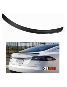 Alerón de Fibra de Carbono ICBEAMER para Tesla Model S 2012-2023