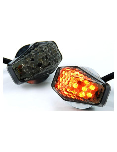 Luces de Señal de Giro LED Anzio Ámbar para Motocicleta