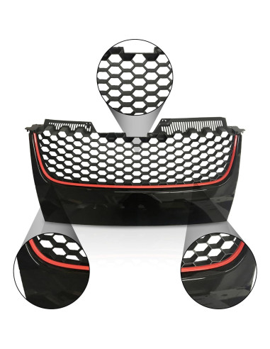 Rejilla de Malla Superior PartsFlow VW GTI Jetta 2006-2009