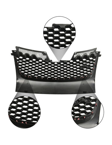 Rejilla de Malla Superior PartsFlow VW GTI Jetta 2006-2009