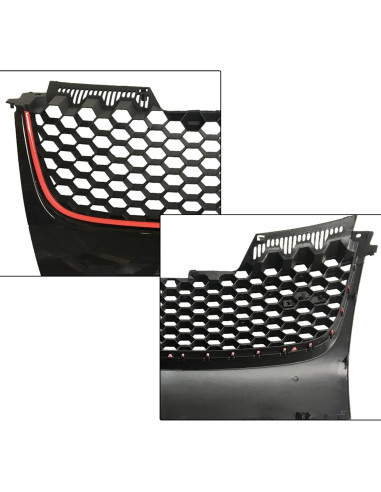 Rejilla de Malla Superior PartsFlow VW GTI Jetta 2006-2009