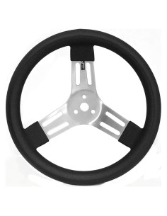 Volante de Kart Longacre 52-56830 33 cm Negro Aluminio