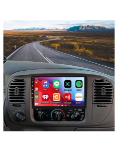 Estéreo de Coche Doble Din Ikasus Android 13 para Ford F150 1997-2004 10.1" GPS Bluetooth