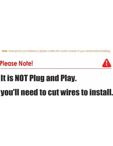 Estéreo de Coche Doble Din Ikasus Android 13 para Ford F150 1997-2004 10.1" GPS Bluetooth