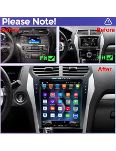 Estéreo Android Dzxiaso para Ford Explorer 2011-2019 30.7 cm 2