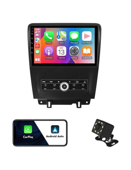 Estéreo de Coche FeirTon 10.1" Android 12 para Ford Mustang 2010-2014