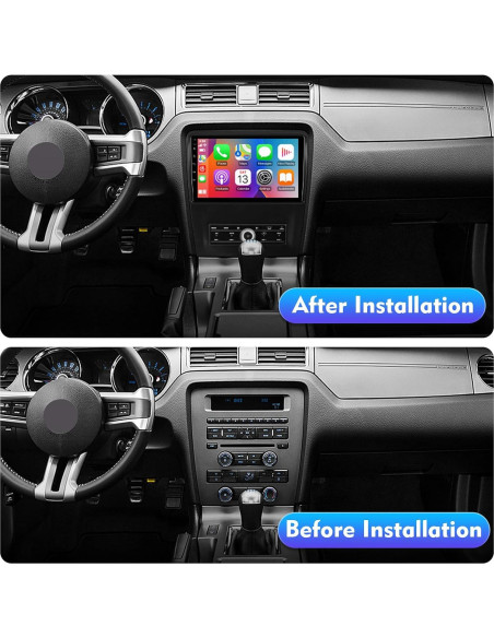 Estéreo de Coche FeirTon 10.1" Android 12 para Ford Mustang 2010-2014