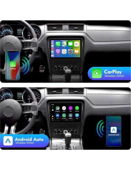 Estéreo de Coche FeirTon 10.1" Android 12 para Ford Mustang 2010-2014