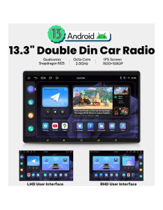 Estéreo de Coche Doble Din Joying JY-UTD13N8 13.3" Android 8GB+128GB 2