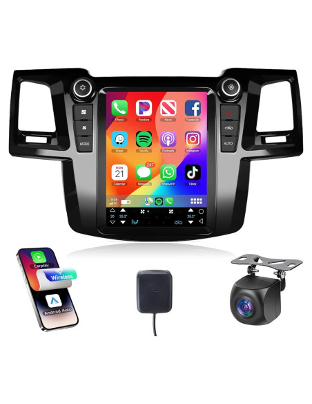 Estéreo Android 13 Rimoody 2GB 64GB para Toyota Fortuner 2005-2014