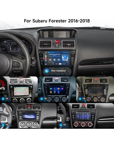 Unidad Estéreo Dasaita 8GB+256GB para Subaru Forester 2015-2018