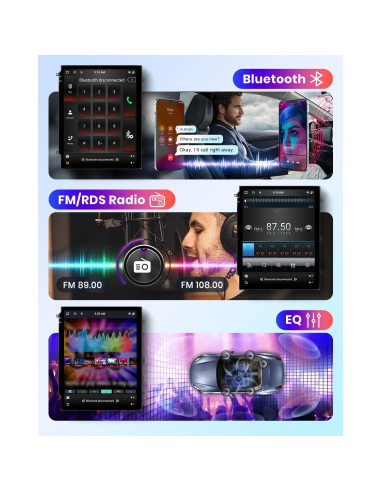 Estéreo Android 13 Rimoody 2GB 64GB para Toyota Fortuner 2005-2014