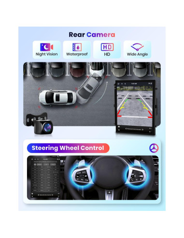 Estéreo Android 13 Rimoody 2GB 64GB para Toyota Fortuner 2005-2014