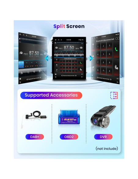 Estéreo Android 13 Rimoody 2GB 64GB para Toyota Fortuner 2005-2014