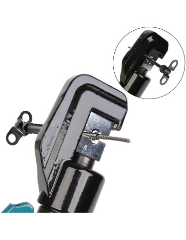 BLIKA Kit Barandilla Cable Negro 30 Pares Acero Inoxidable