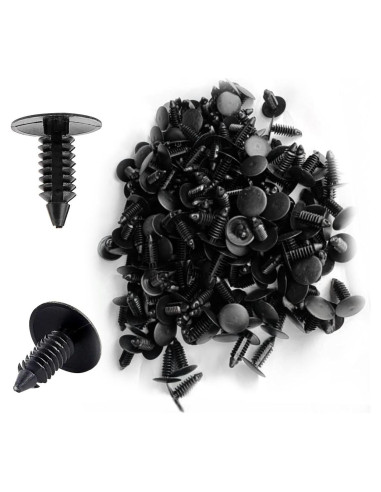 200 Clips de Remache de Plástico KITUREK para Automóviles