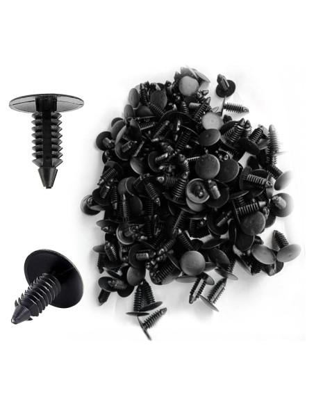 200 Clips de Remache de Plástico KITUREK para Automóviles
