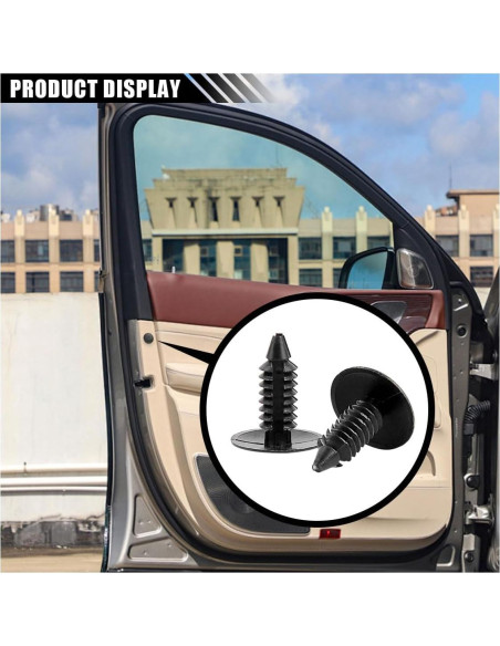 200 Clips de Remache de Plástico KITUREK para Automóviles