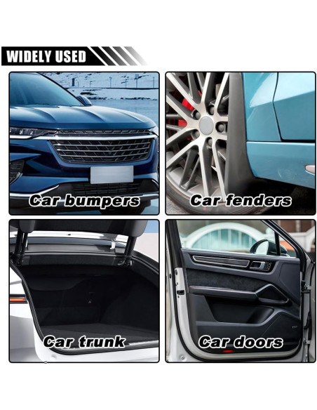 200 Clips de Remache de Plástico KITUREK para Automóviles