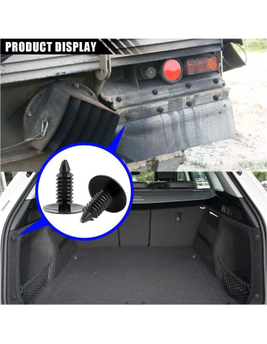 200 Clips de Remache de Plástico KITUREK para Automóviles