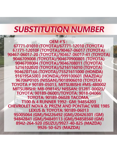 Clips de Retención Automotriz BSAMZO 166 Piezas 12 Tamaños