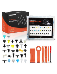 Kit de Clips de Retención A-Premium 320 Piezas para Toyota Corolla 2019-2024