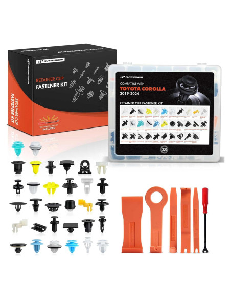 Kit de Clips de Retención A-Premium 320 Piezas para Toyota Corolla 2019-2024