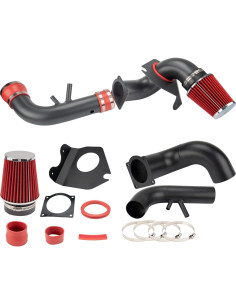 Kit de Entrada de Aire Frío Suride 1996-2004 GT 4.6L V8 Rojo 2