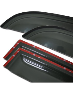 Deflectores de Ventana Tuningpros WV-483 Ahumados BMW 325i 330i 2006-2011 2