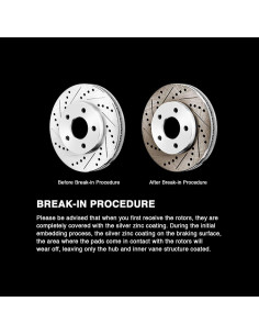 Discos de Freno Delanteros y Traseros Power Sport Honda Prelude 1992-1996 2