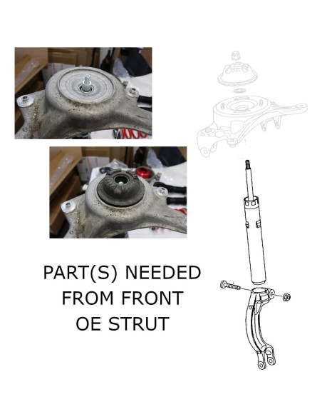 Kit de Suspensión Coilover Godspeed MonoRS para Audi A4/S4 2009-2016