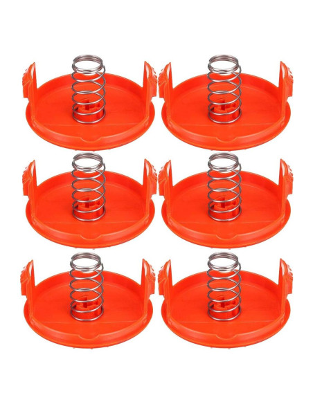 Tapa de Carrete Repuesto Black and Decker RC-100-P 6 Piezas