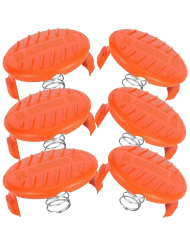 Tapa de Carrete Repuesto Black and Decker RC-100-P 6 Piezas
