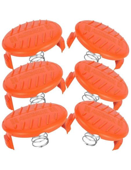 Tapa de Carrete Repuesto Black and Decker RC-100-P 6 Piezas