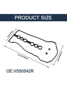 Juego de Juntas de Tapa de Válvula HQRNYP para Toyota y Chevy 2