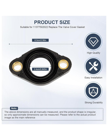 Tapa de Válvula del Motor BMW 11377502022 E81 E87 E90 F30